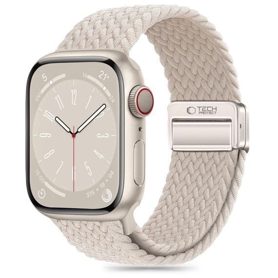 Tech-Protect Nylonmag Strap for Apple Watch 4 / 5 / 6 / 7 / 8 / 9 / SE (38 / 40 / 41 mm) - Beige | Techbox