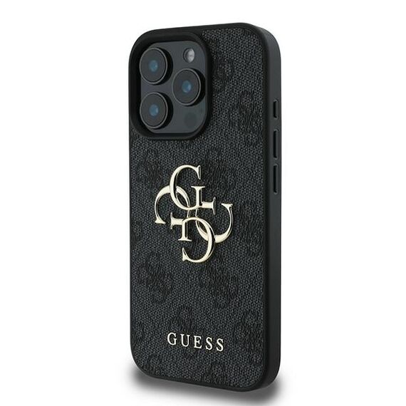 Guess 4G Big Logo iPhone 16 Pro Case - Black - Apple Cases - Cases - Techbox
