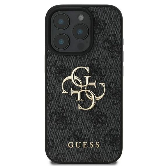 Guess 4G Big Logo iPhone 16 Pro Case - Black - Apple Cases - Cases - Techbox