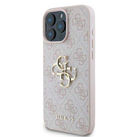 Guess 4G Big Logo iPhone 16 Pro Case - Pink - Apple Cases - Cases - Techbox