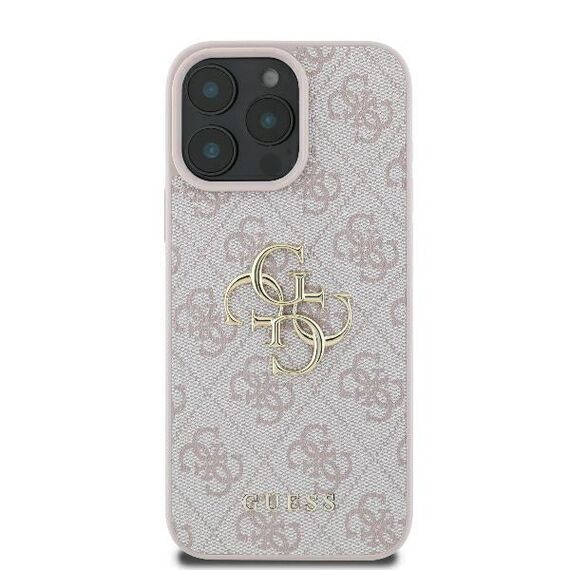 Guess 4G Big Logo iPhone 16 Pro Case - Pink - Apple Cases - Cases - Techbox