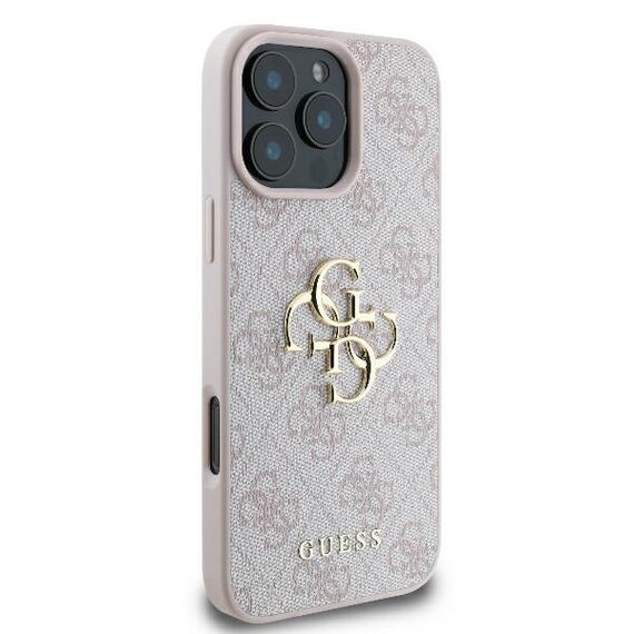 Guess 4G Big Logo iPhone 16 Pro Case - Pink - Apple Cases - Cases - Techbox