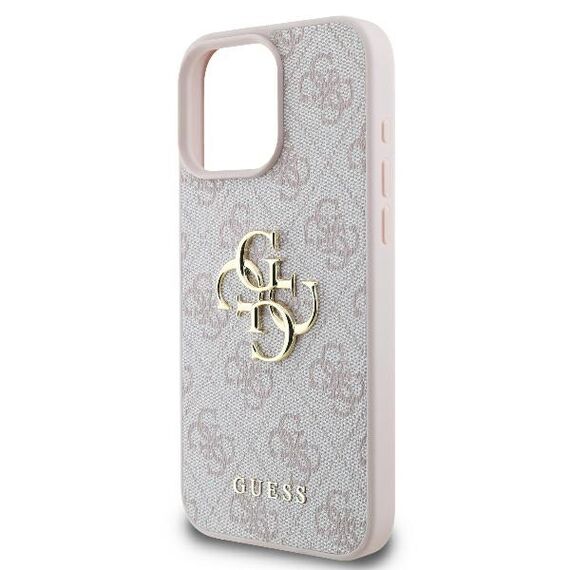 Guess 4G Big Logo iPhone 16 Pro Case - Pink - Apple Cases - Cases - Techbox