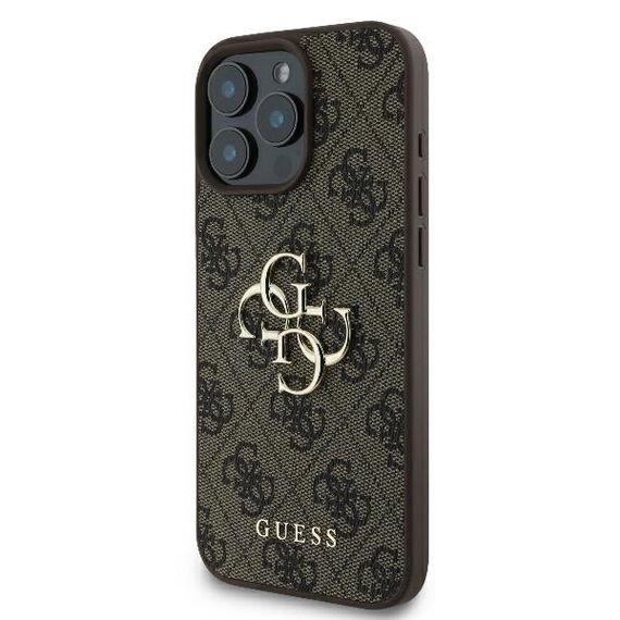 Guess 4G Big Logo iPhone 16 Pro Max Case - Brown - Apple Cases - Cases - Techbox