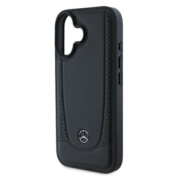 Mercedes Leather Urban iPhone 16 Plus Case - Black | Techbox