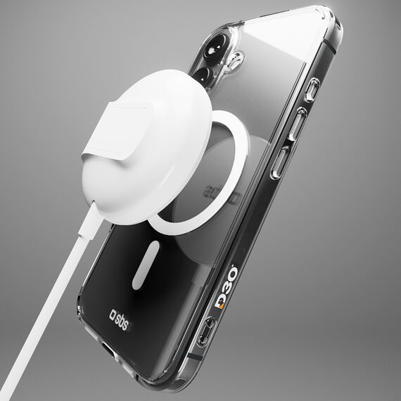 SBS Extreme Mag D3O MagSafe iPhone 16 Case - Transparent | Techbox