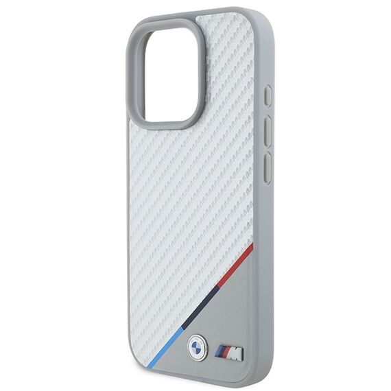 BMW M Carbon Tricolor Line MagSafe Case for iPhone 16 Pro - Gray - Apple Cases - Cases - Techbox