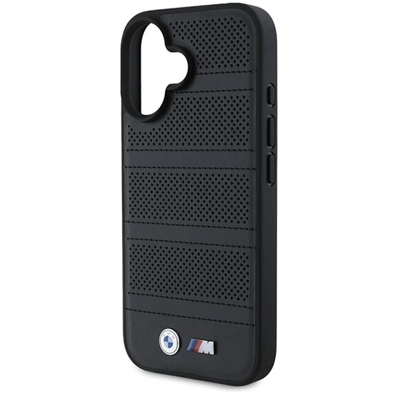 BMW M Perforated And Stitched Line MagSafe case for iPhone 16 - black - Apple Cases - Cases - Techbox