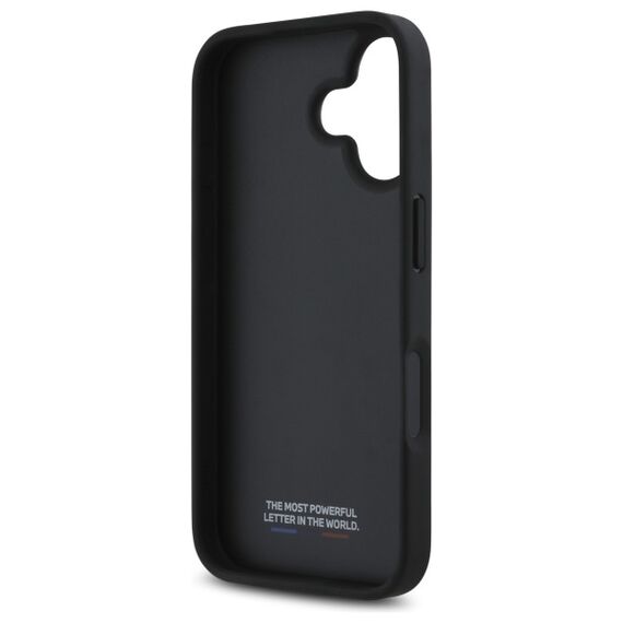 BMW M Perforated Tricolor Detail Line iPhone 16 Case - Dark Gray - Apple Cases - Cases - Techbox