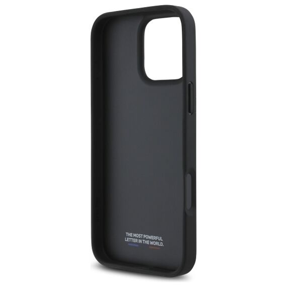 BMW M Perforated Tricolor Detail Line iPhone 16 Pro Max Case - Dark Gray - Apple Cases - Cases - Techbox