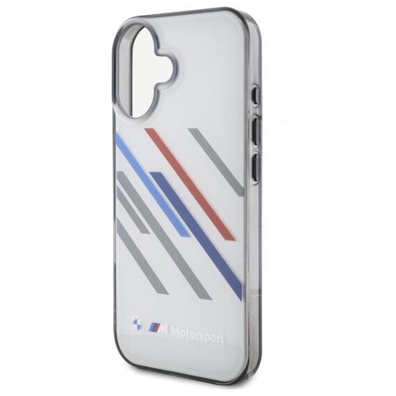 BMW Motosport IML Random Stripes iPhone 16 Case - Gray | Techbox