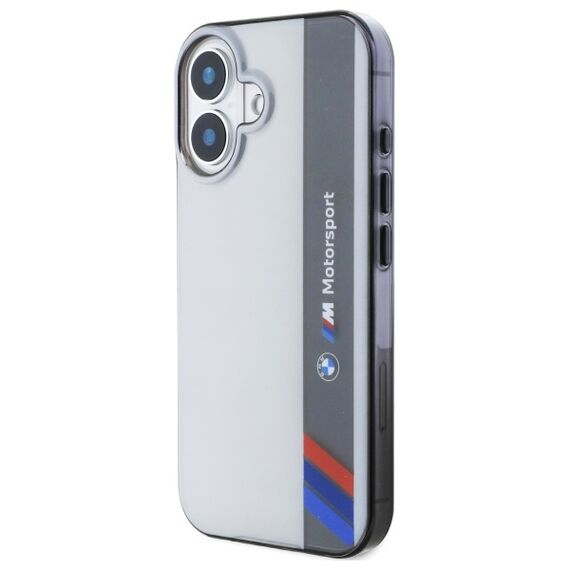 BMW Motosport IML Vertical Stripe iPhone 16 Case - Gray | Techbox