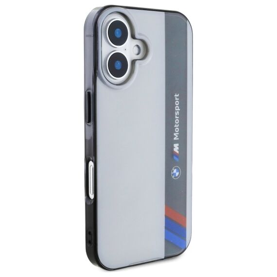 BMW Motosport IML Vertical Stripe iPhone 16 Case - Gray | Techbox