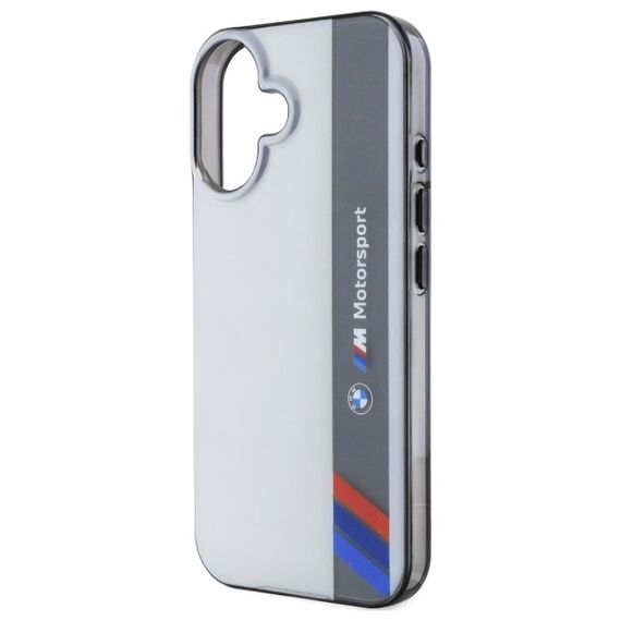 BMW Motosport IML Vertical Stripe iPhone 16 Case - Gray | Techbox