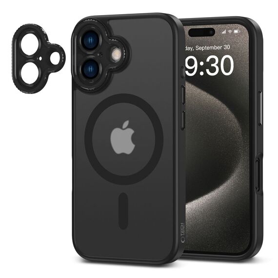 Tech-Protect MagCam MagSafe iPhone 16 Case - Semi-Transparent | Techbox