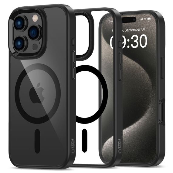 Tech-Protect MagMat MagSafe iPhone 16 Pro Case - Clear | Techbox
