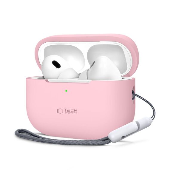 Tech-Protect Silicone Case for Apple AirPods Pro 1 / 2 - Pink - Smartphone Accessories - Cables & Accessories - Techbox