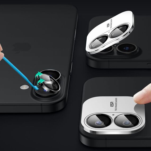ESR Armorite Tempered Glass for iPhone 16 / 16 Plus Camera - Black - Apple iPhone - Screen & Camera Protection - Techbox