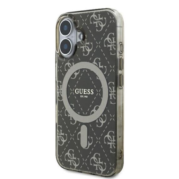 Guess IML 4G Background MagSafe iPhone 16 Case - Brown - Apple Cases - Cases - Techbox