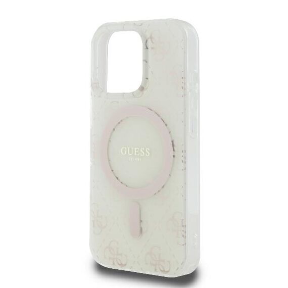 Guess IML 4G Background MagSafe iPhone 16 Pro Case - White - Apple Cases - Cases - Techbox