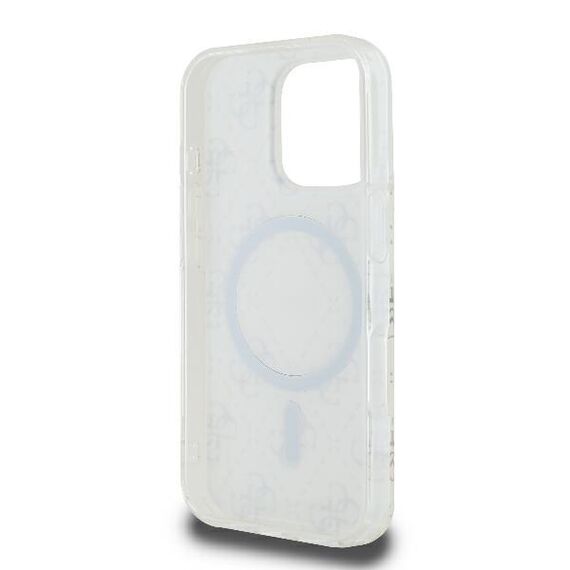 Guess IML 4G Background MagSafe iPhone 16 Pro Case - White - Apple Cases - Cases - Techbox