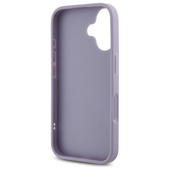 Guess Quilted Metal Logo case for iPhone 16 - light purple | Techbox