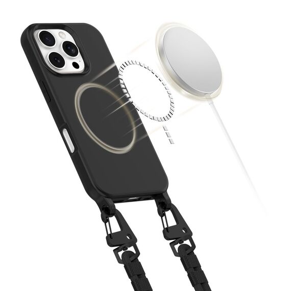 Tech-Protect MagNecklace MagSafe Case for iPhone 16 Pro Max - Black - Apple Cases - Cases - Techbox