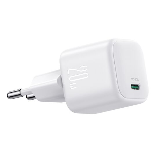 Joyroom JR-TCG08 GaN 20W Power Delivery Wall Charger - White - Travel Chargers - Smartphone Chargers - Techbox