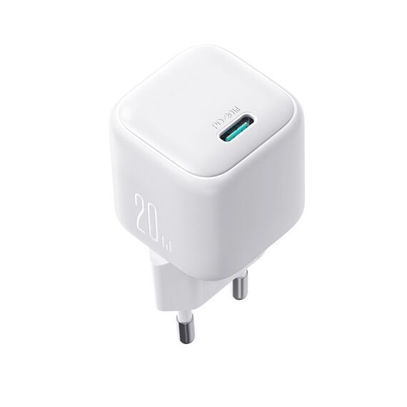 Joyroom JR-TCG08 GaN 20W Power Delivery Wall Charger - White - Travel Chargers - Smartphone Chargers - Techbox