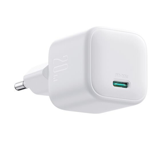 Joyroom JR-TCG08 GaN 20W Power Delivery Wall Charger - White - Travel Chargers - Smartphone Chargers - Techbox