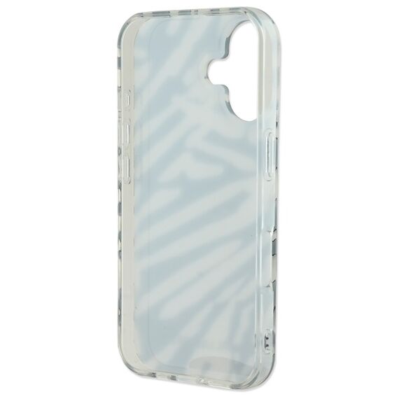 Karl Lagerfeld IML Zebra Pattern &amp; Cord iPhone 16 Case - Black - Apple Cases - Cases - Techbox