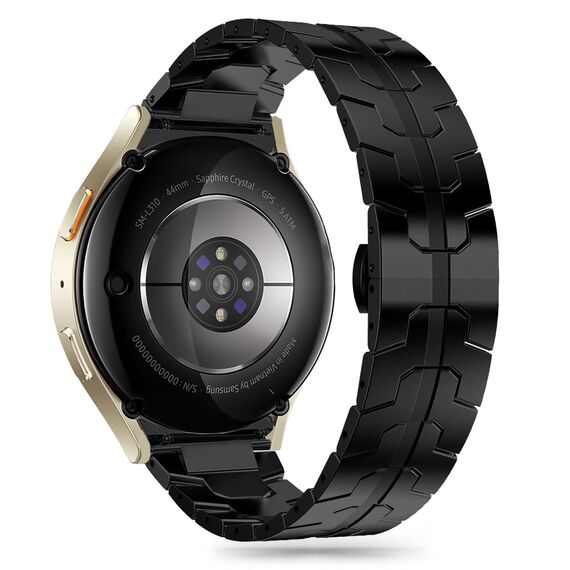 Tech-Protect Stainless Line Strap for Samsung Galaxy Watch 4 / 5 / 5 PRO / 6 / 7 / FE - Black | Techbox