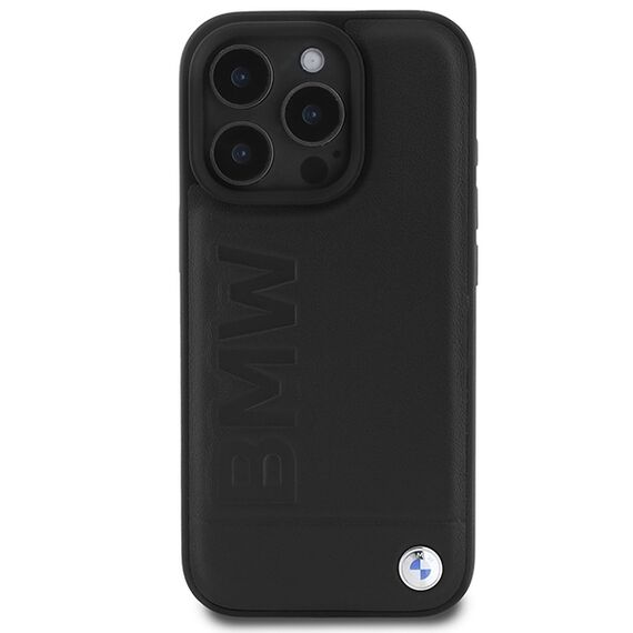 BMW Leather Hot Stamp iPhone 16 Pro Max Case - Black - Apple Cases - Cases - Techbox
