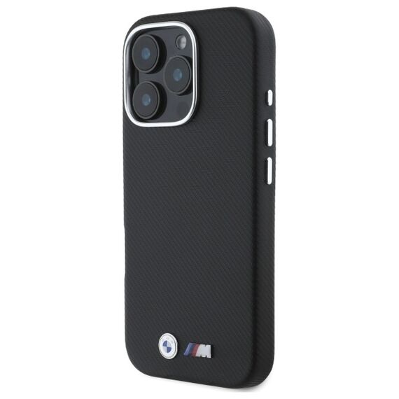 BMW M Edition Kevlar Wrapped Metal iPhone 16 Pro Max Case - Black | Techbox