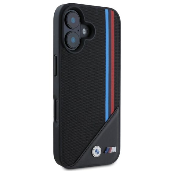 BMW M Meshed Tricolor Stripes MagSafe case for iPhone 16 - black - Apple Cases - Cases - Techbox