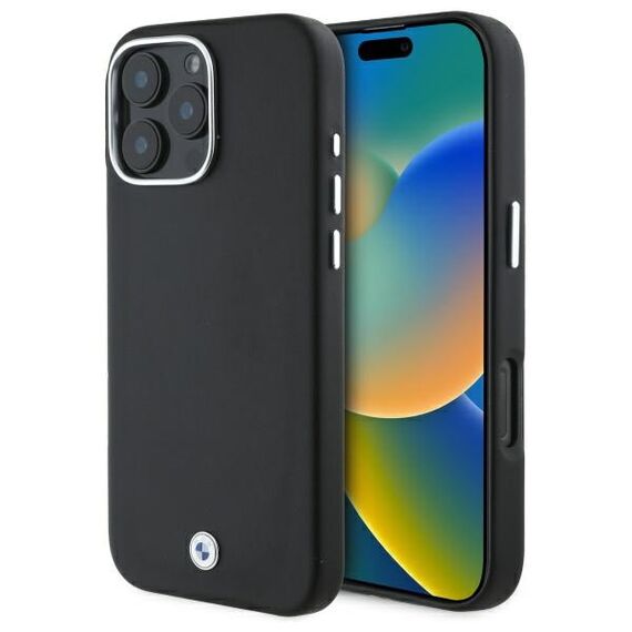 BMW Sign Full Wrapped Metal MagSafe Case for iPhone 16 Pro Max - Black - Apple Cases - Cases - Techbox