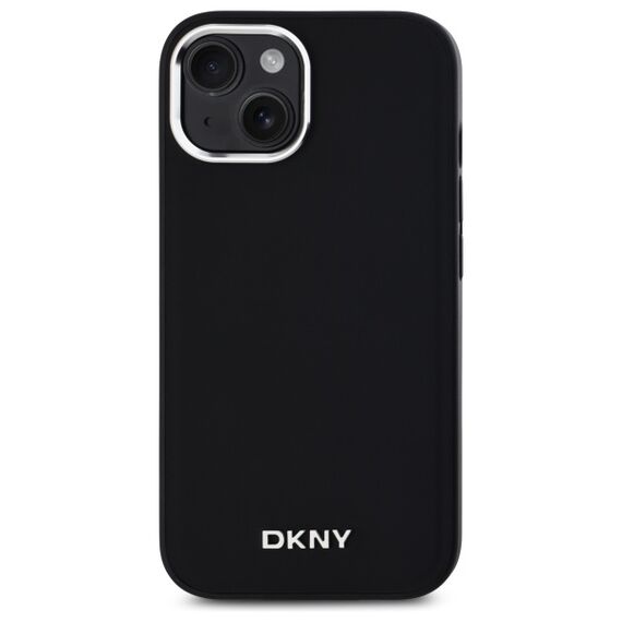 DKNY Plain Logo MagSafe iPhone 14 Case - Black | Techbox