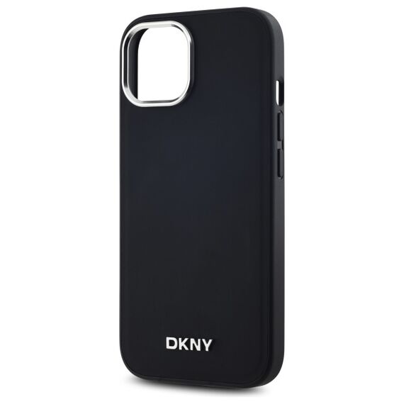 DKNY Plain Logo MagSafe iPhone 14 Case - Black | Techbox