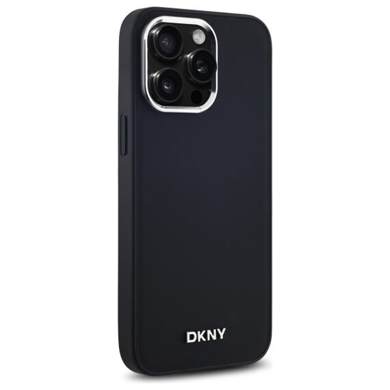 DKNY Plain Logo MagSafe iPhone 14 Pro Max Case - Black | Techbox