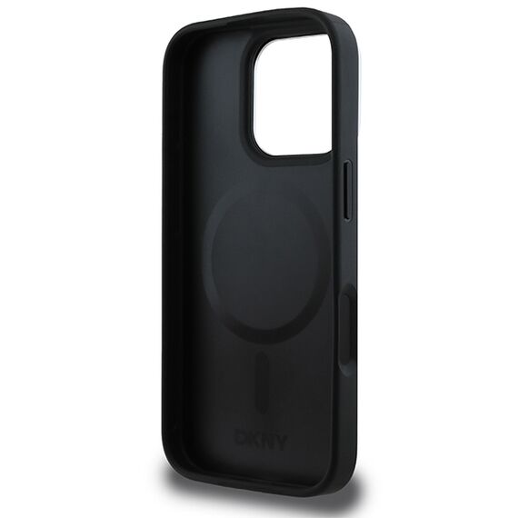 DKNY Plain Silver Logo MagSafe iPhone 16 Pro Max Case - Black - Apple Cases - Cases - Techbox