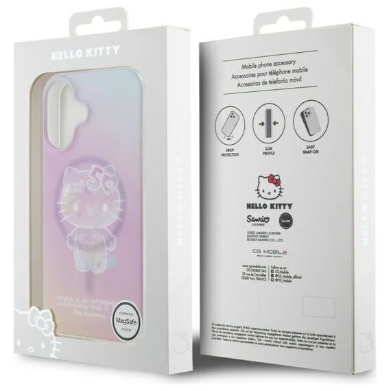 Hello Kitty IML 50th Anniversary Magsafe iPhone 16 Case - Pink - Apple Cases - Cases - Techbox