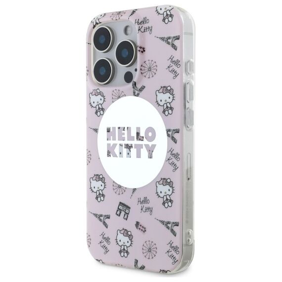 Hello Kitty IML All Over Paris Magsafe iPhone 16 Pro Case - Pink - Apple Cases - Cases - Techbox