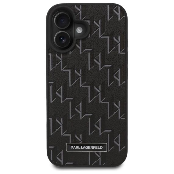 Karl Lagerfeld Hot Stamp Magsafe iPhone 16 Case - Black - Apple Cases - Cases - Techbox