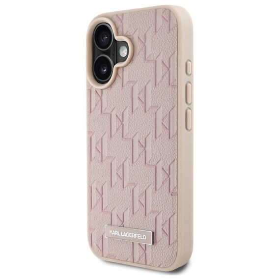 Karl Lagerfeld Hot Stamp Magsafe iPhone 16 Case - Pink - Apple Cases - Cases - Techbox