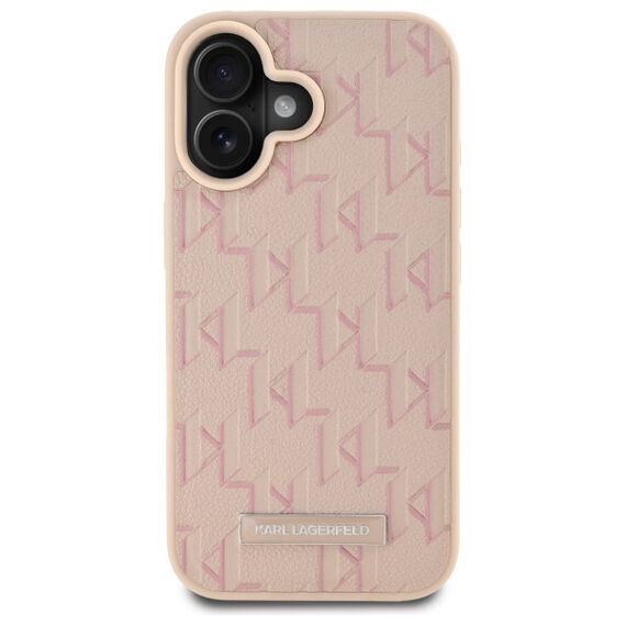 Karl Lagerfeld Hot Stamp Magsafe iPhone 16 Case - Pink - Apple Cases - Cases - Techbox