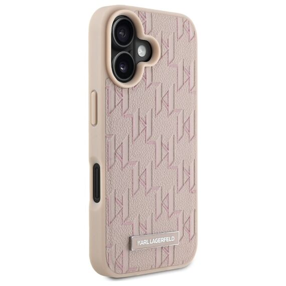 Karl Lagerfeld Hot Stamp Magsafe iPhone 16 Case - Pink - Apple Cases - Cases - Techbox