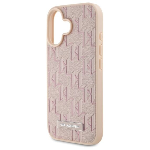Karl Lagerfeld Hot Stamp Magsafe iPhone 16 Case - Pink - Apple Cases - Cases - Techbox