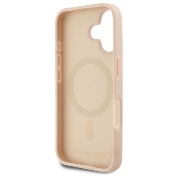 Karl Lagerfeld Hot Stamp Magsafe iPhone 16 Case - Pink - Apple Cases - Cases - Techbox