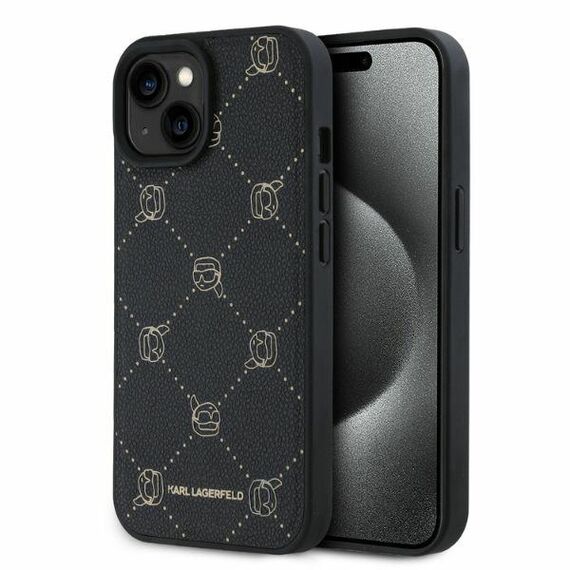 Karl Lagerfeld Magsafe Karl Head iPhone 15 Case - Black | Techbox