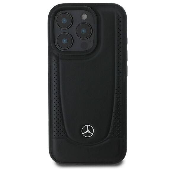 Mercedes Leather Urban Case for iPhone 16 Pro Max - Black | Techbox